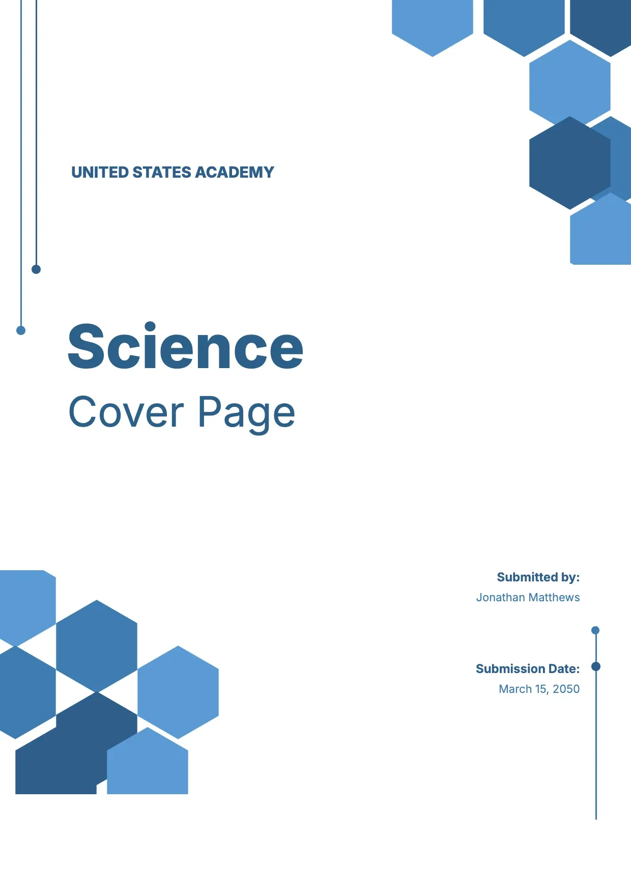 Cover Page Template