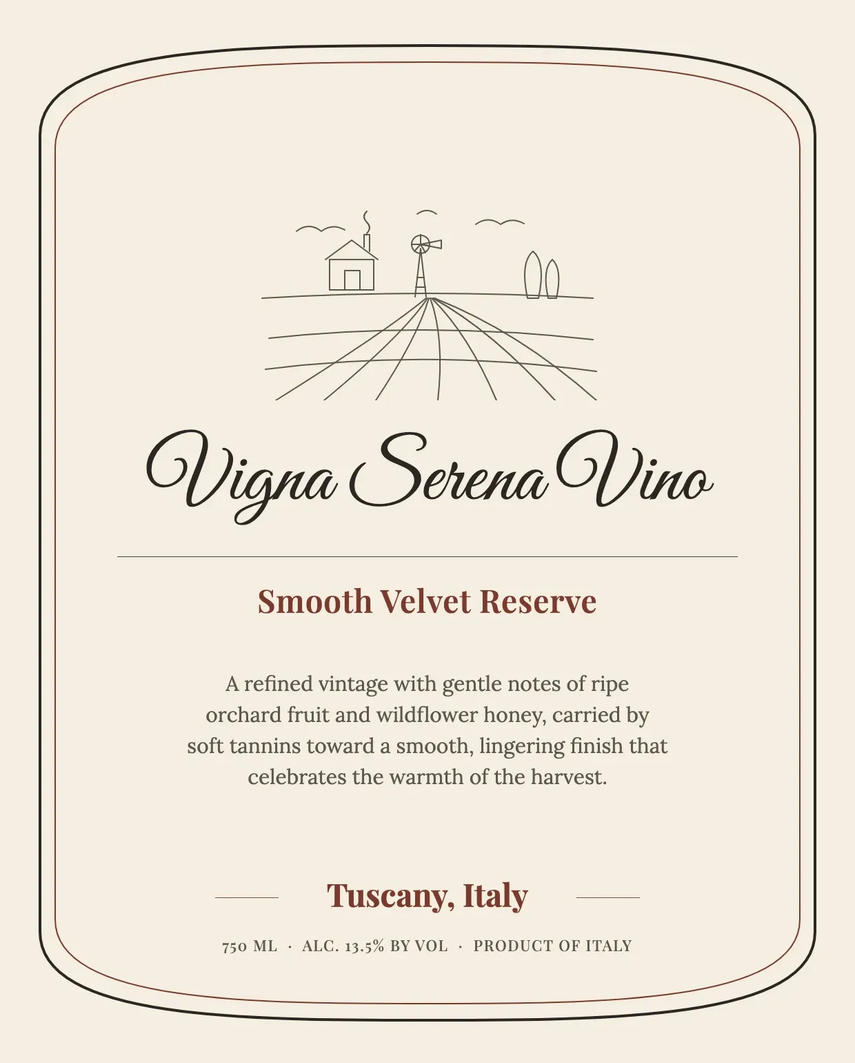 Wine Label Template